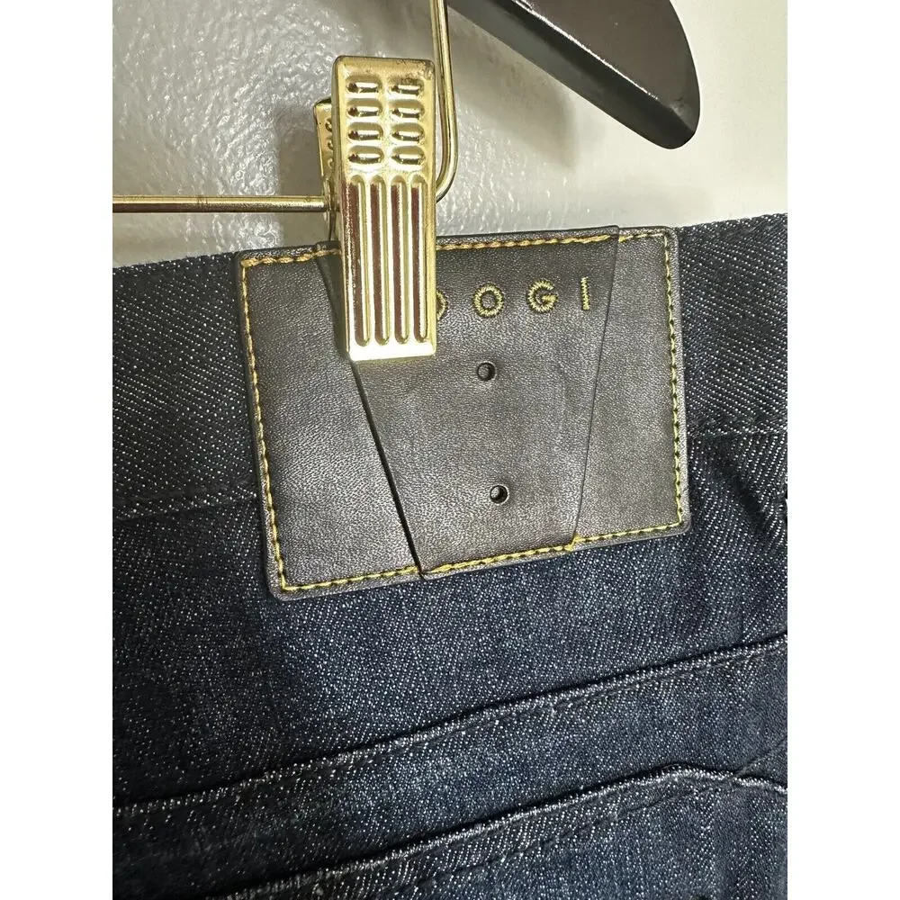 Coogi Authentic Denim Blu Jeans Mens Size 42 x 35 Embroidered Pocket